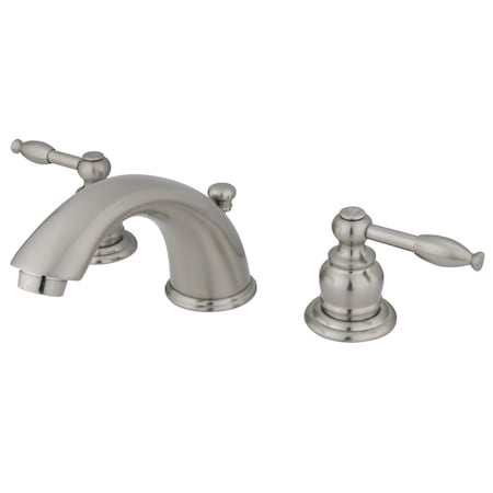 Kingston Brass Widespread Bathroom Faucet, Brushed Nickel GKB968KL
